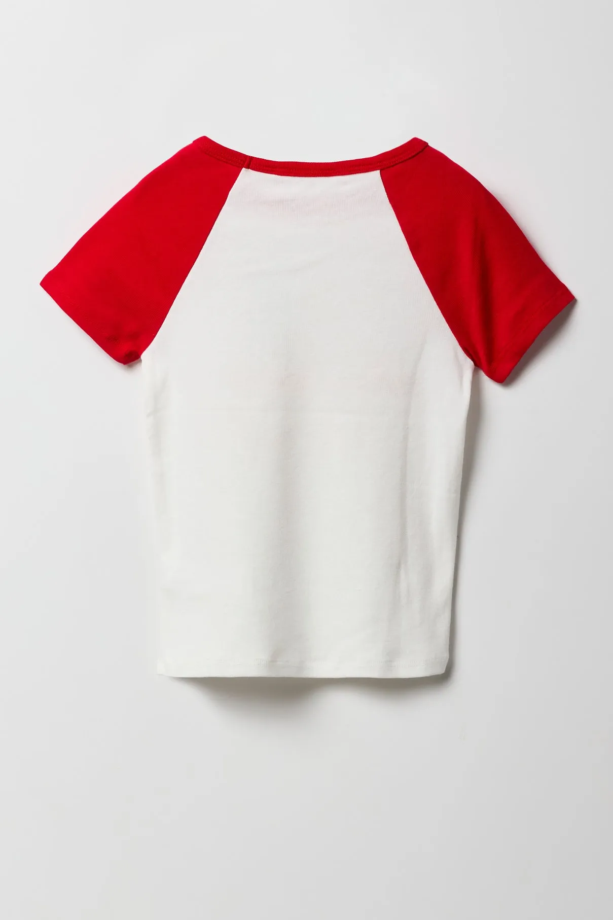 Girls City Graphic Raglan T-Shirt sold by Urban Planet product image thumbnail 2