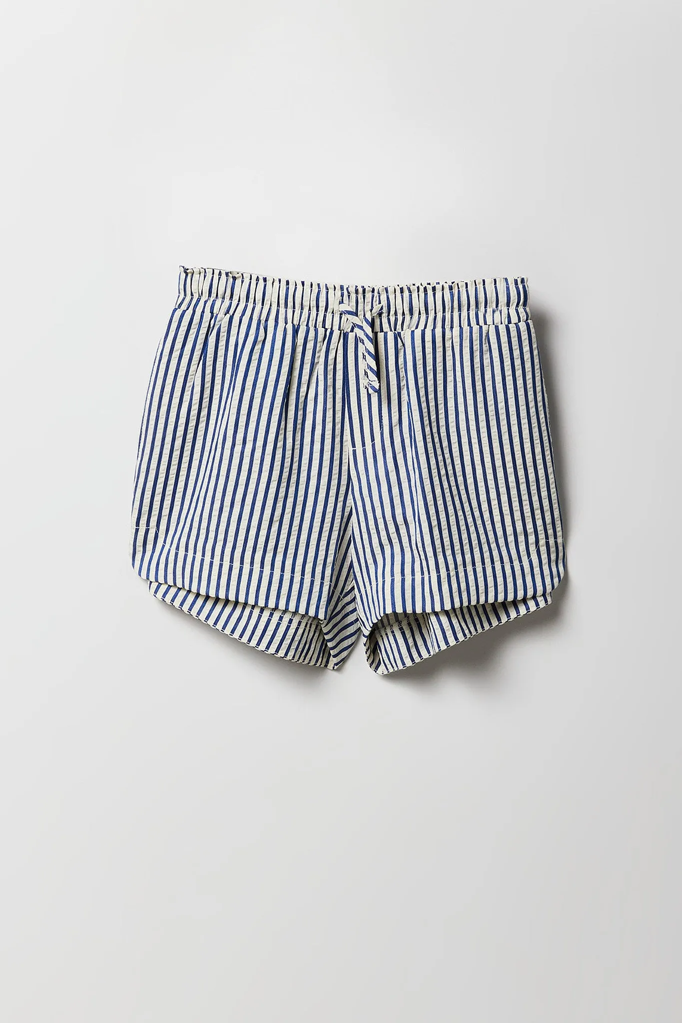 Short texturé rayé à taille coulissante pour fille sold by Urban Planet product image thumbnail 5