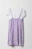 Ensemble avec t-shirt côtelé et robe fleurie pour fille sold by Urban Planet
