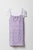 Ensemble avec t-shirt côtelé et robe fleurie pour fille sold by Urban Planet