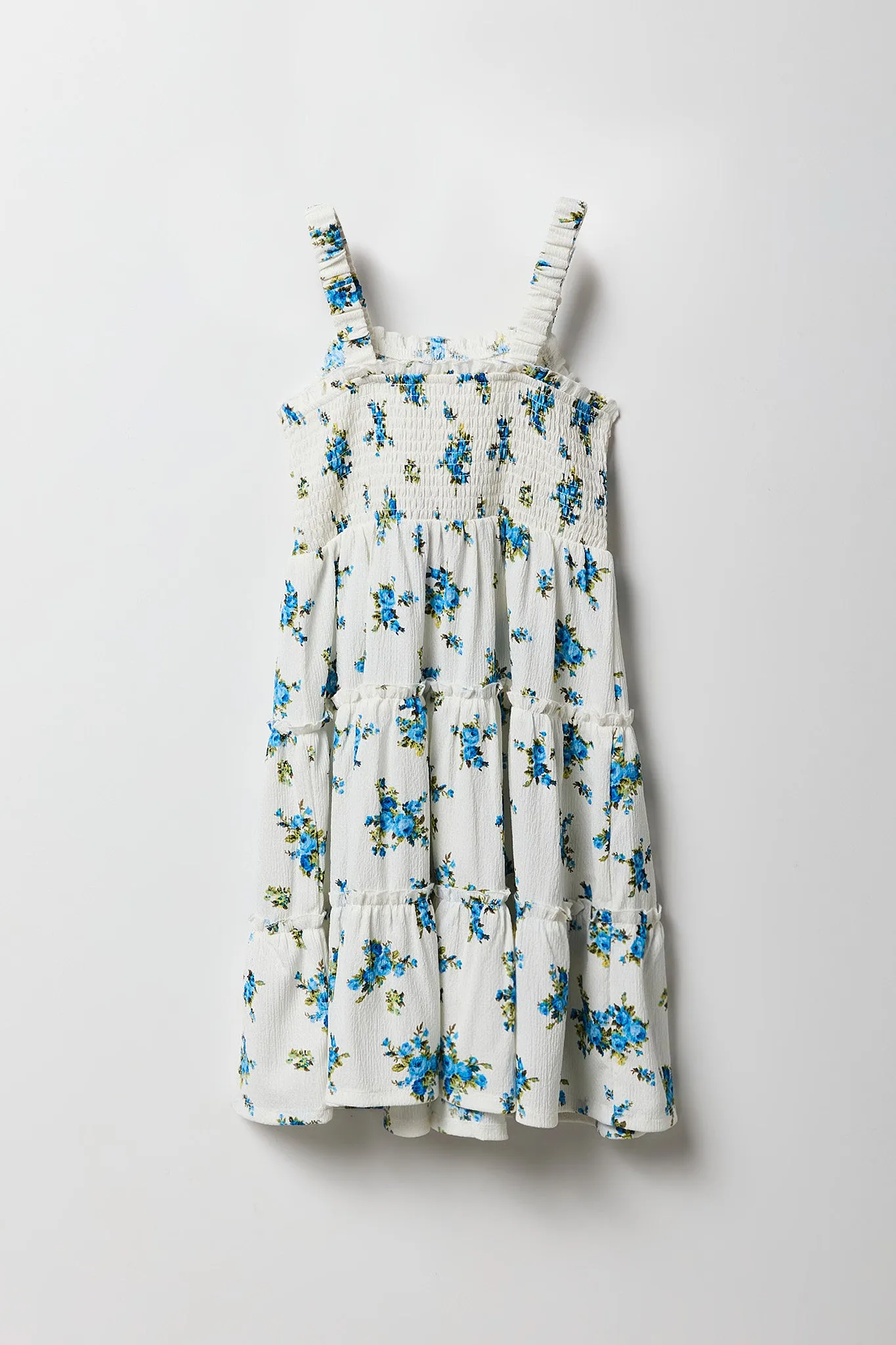 Robe smockée volantée fleurie pour fille sold by Urban Planet product image thumbnail 2