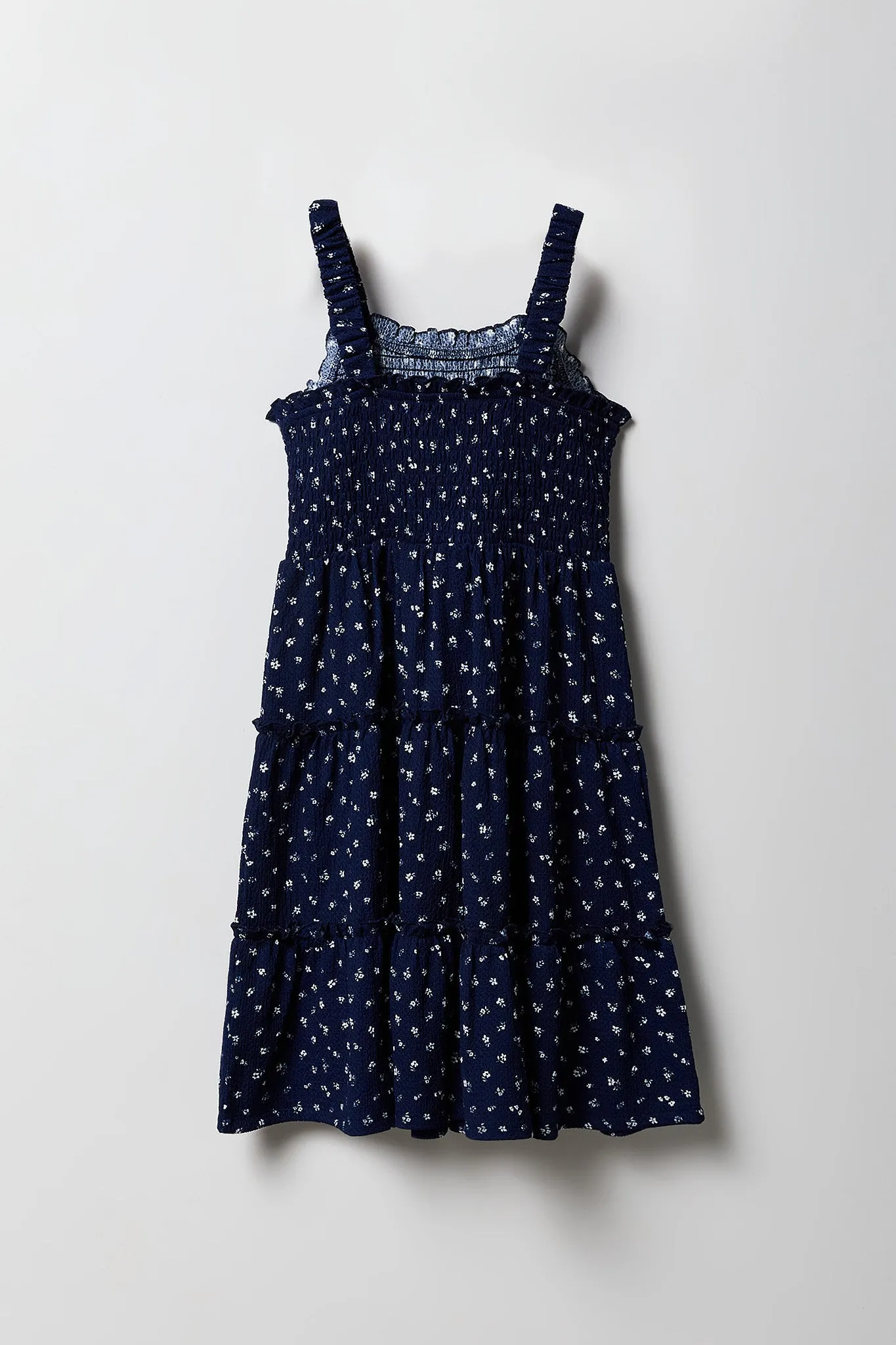 Robe smockée volantée fleurie pour fille sold by Urban Planet product image thumbnail 4