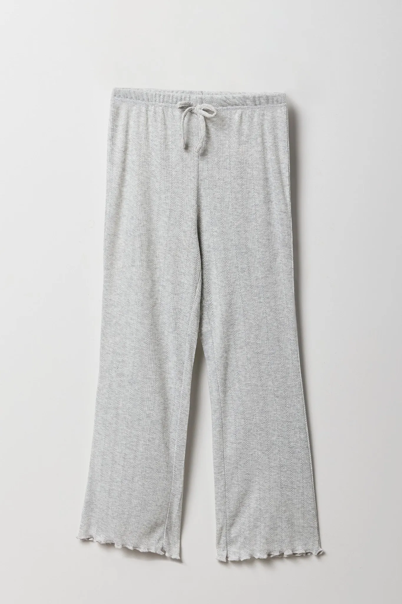 Ensmble pyjama avec t-shirt et pantalon en pointelle pour fille sold by Urban Planet product image thumbnail 4