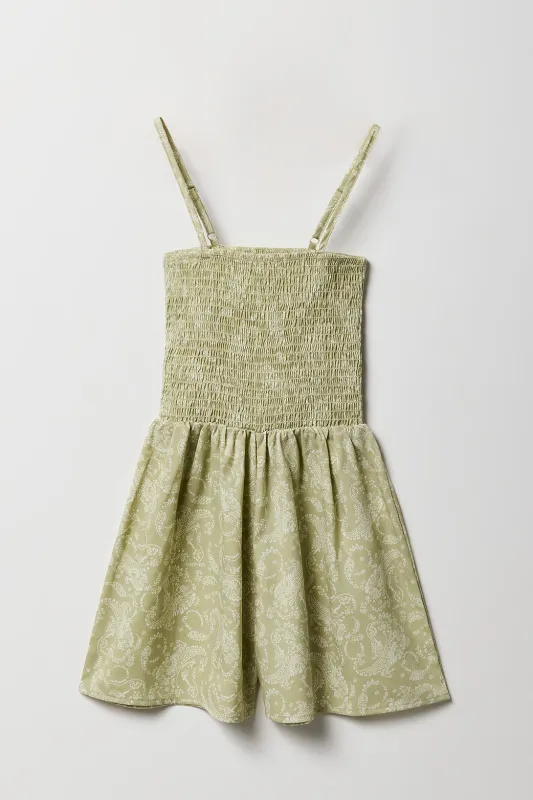 Barboteuse plissée fluide pour filles sold by Urban Planet