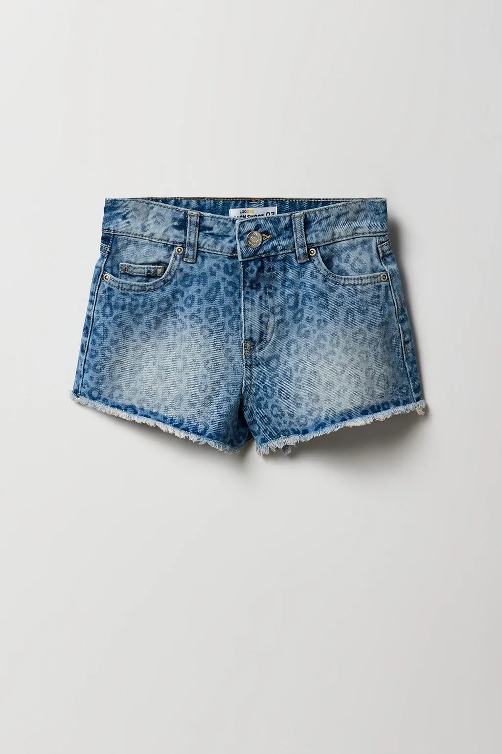 Girls Cheetah Print Beach Short sold by Urban Planet