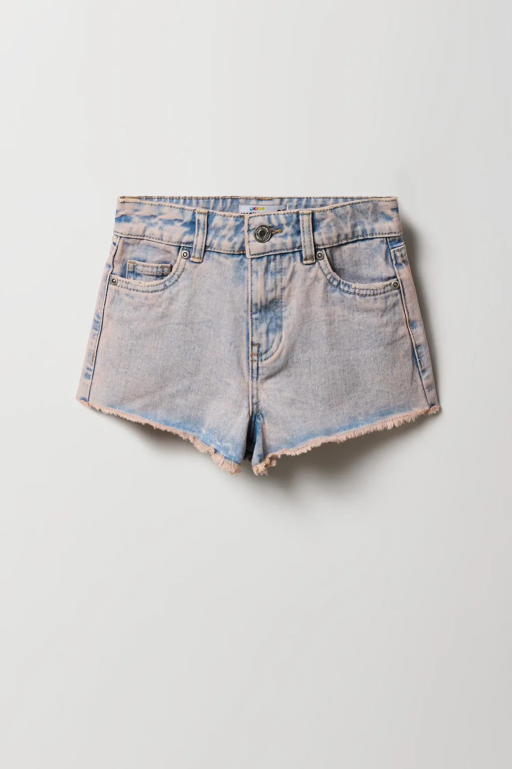 Short de plage délavé rose pour fille sold by Urban Planet