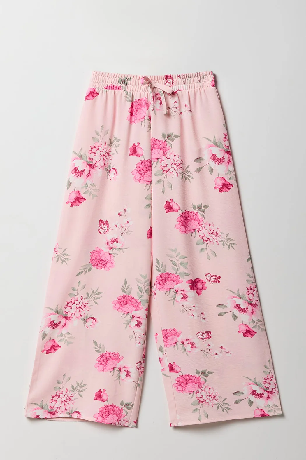 Girls Floral Flowy Wide Leg Pant sold by Urban Planet