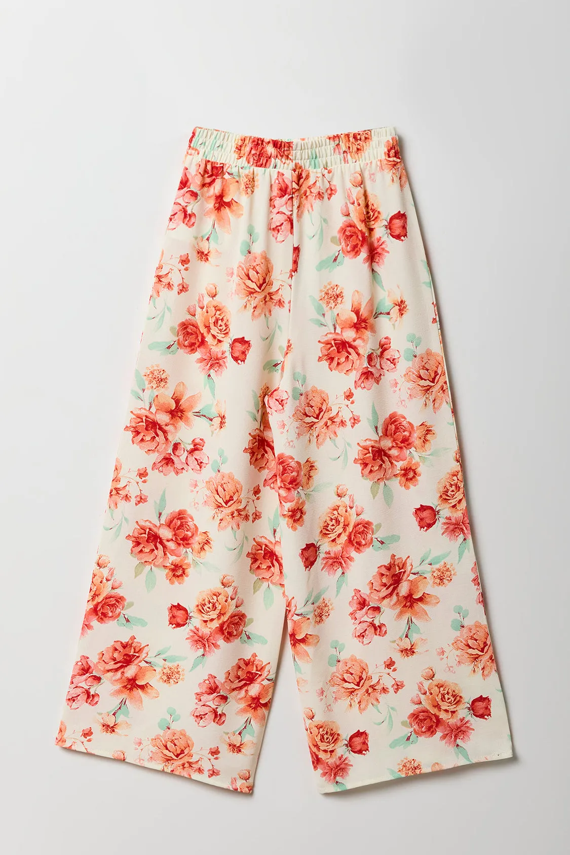 Girls Floral Flowy Wide Leg Pant sold by Urban Planet product image thumbnail 4
