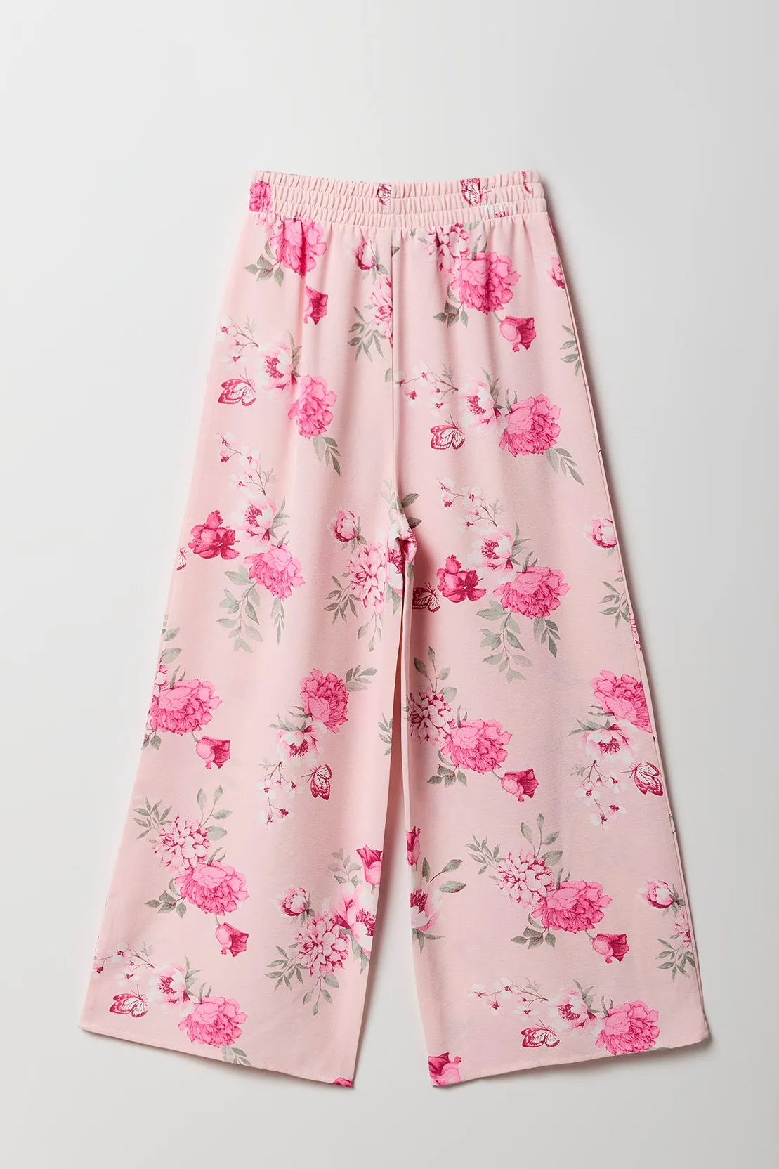 Girls Floral Flowy Wide Leg Pant sold by Urban Planet product image thumbnail 2