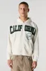 California Chenille Embroidered Zip-Up Fleece Hoodie sold by Urban Planet
