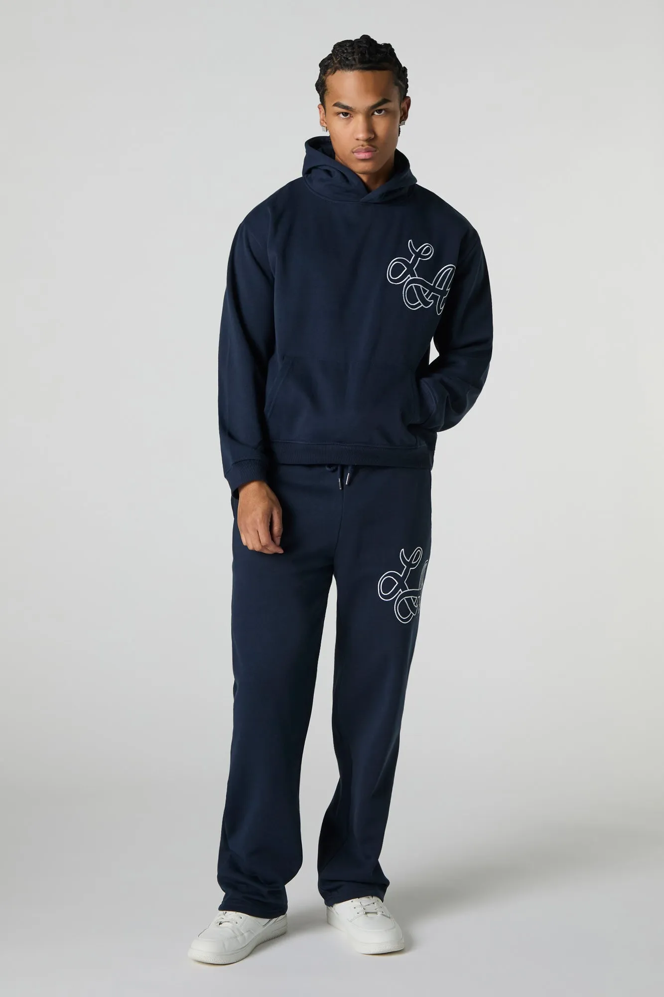 LA Embroidered Fleece Sweatpant sold by Urban Planet product image thumbnail 2