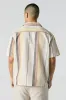 Textured Striped Button-Up Top sold by Urban Planet