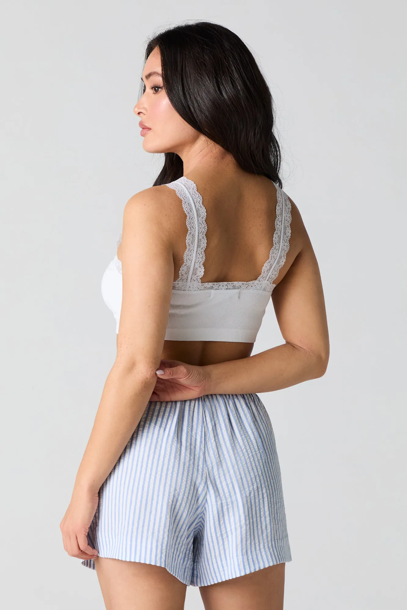 Striped Drawstring Short sold by Urban Planet product image thumbnail 2