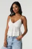 Débardeur de style nuisette volanté avec encolure en V sold by Urban Planet