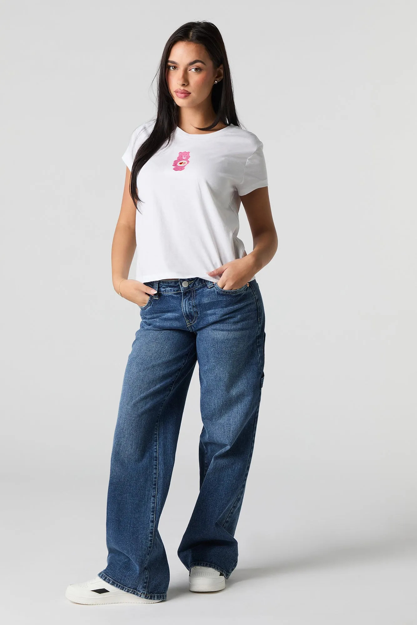 Care Bears Embroidered Graphic T-Shirt sold by Urban Planet product image thumbnail 3