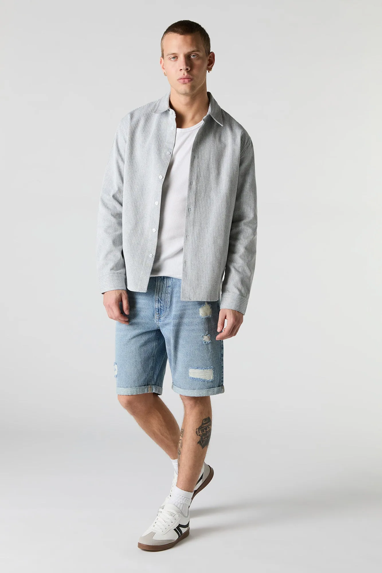 Distressed Denim Short sold by Urban Planet product image thumbnail 4
