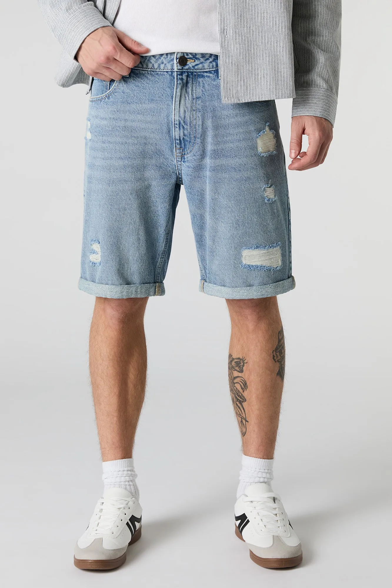Distressed Denim Short sold by Urban Planet product image thumbnail 2