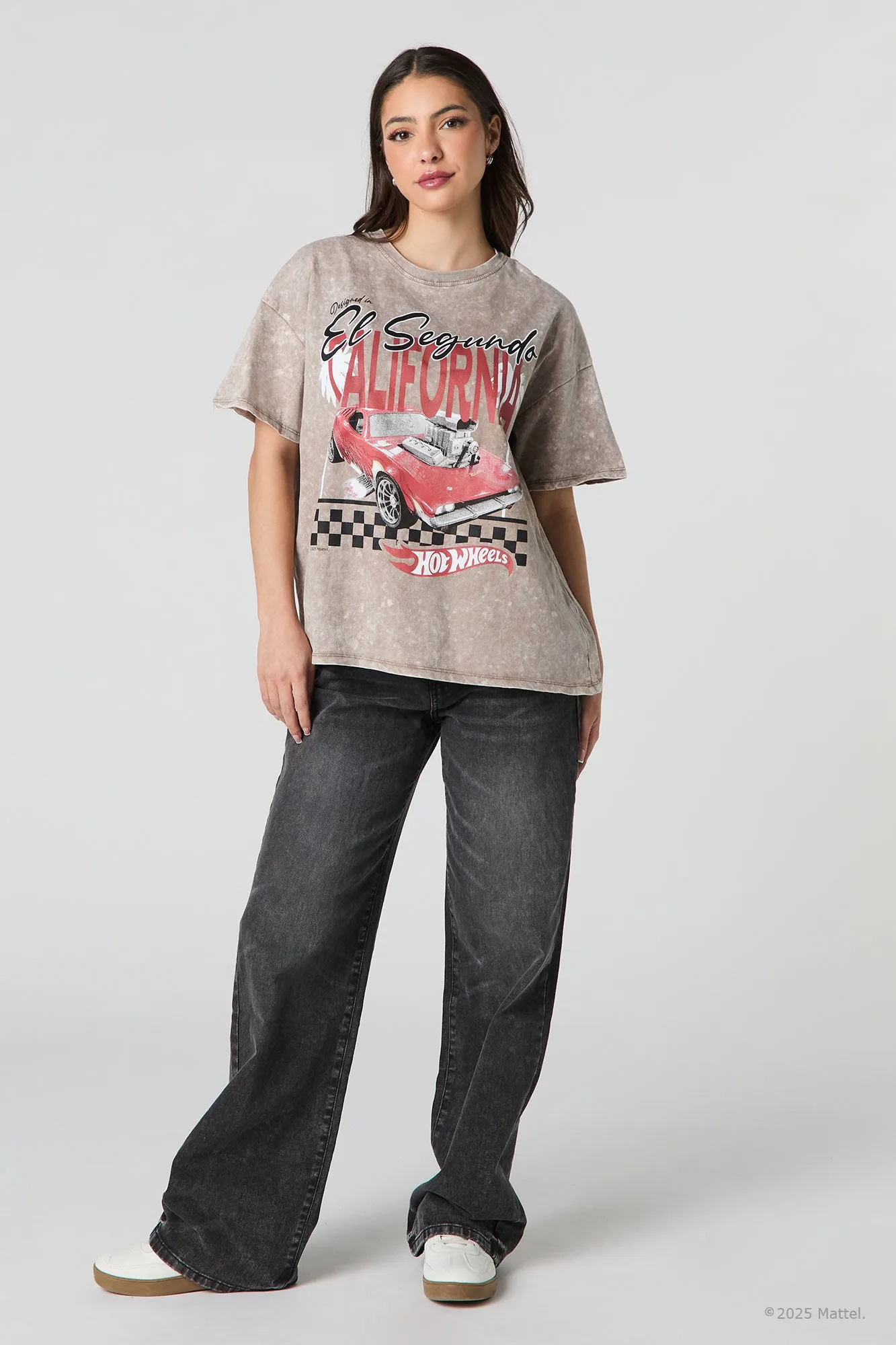 T-shirt de coupe garçonne à imprimé Hot Wheels™ El Segundo sold by Urban Planet product image thumbnail 3