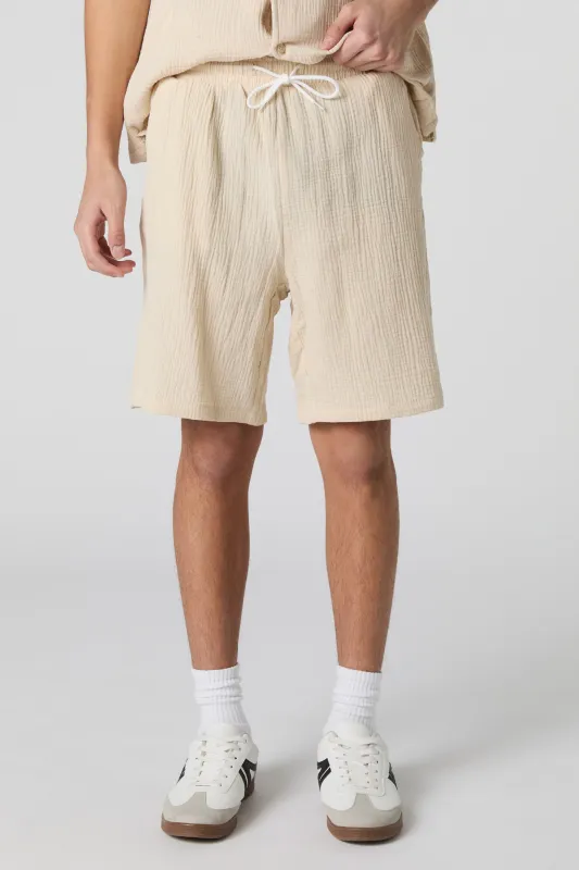 Short froissé à taille coulissante sold by Urban Planet