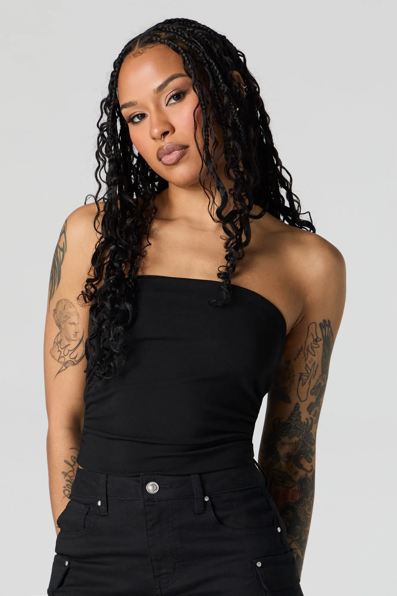 Cropped Tube Top sold by Urban Planet product image thumbnail 4