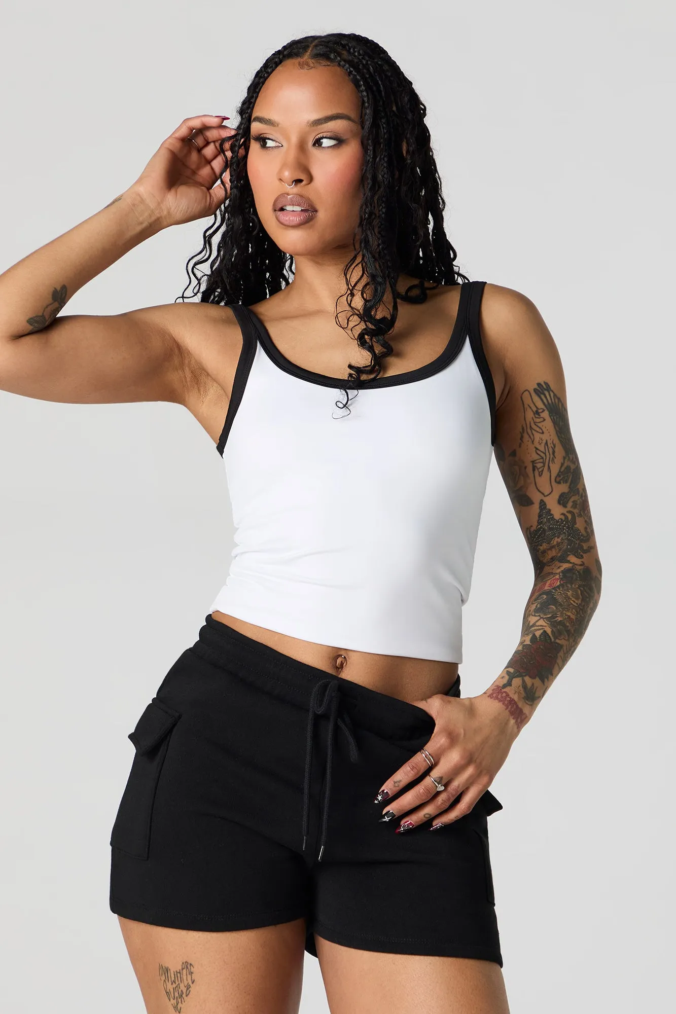 Fleece Cargo Short sold by Urban Planet product image thumbnail 4