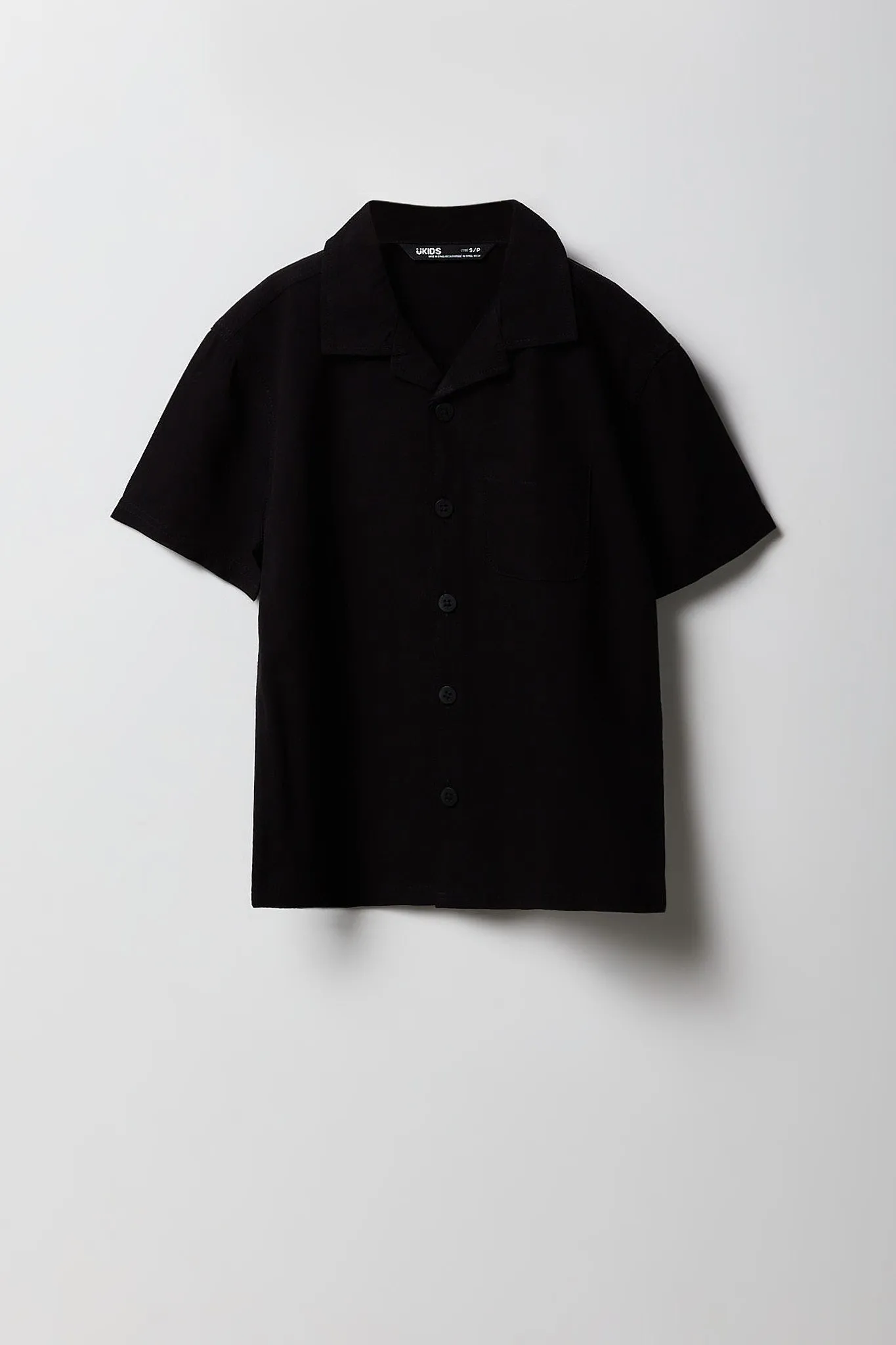 Boys Collared Boxy Button-Up Top sold by Urban Planet