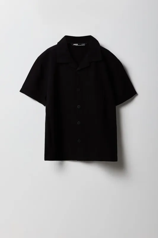 Haut carré boutonné avec col pour garçon sold by Urban Planet