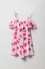 Combi-short avec motif tropical et épaules dénudées pour fille sold by Urban Planet