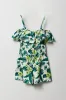 Combi-short avec motif tropical et épaules dénudées pour fille sold by Urban Planet