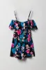 Combi-short avec motif tropical et épaules dénudées pour fille sold by Urban Planet