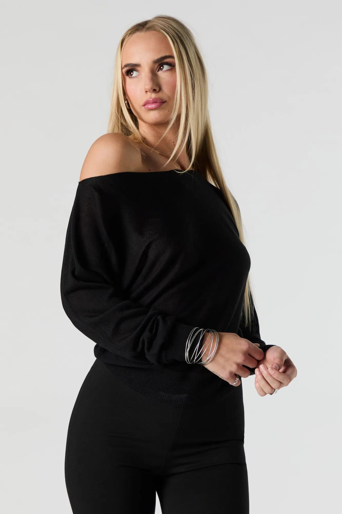 Off Shoulder Sweater sold by Urban Planet product image thumbnail 5