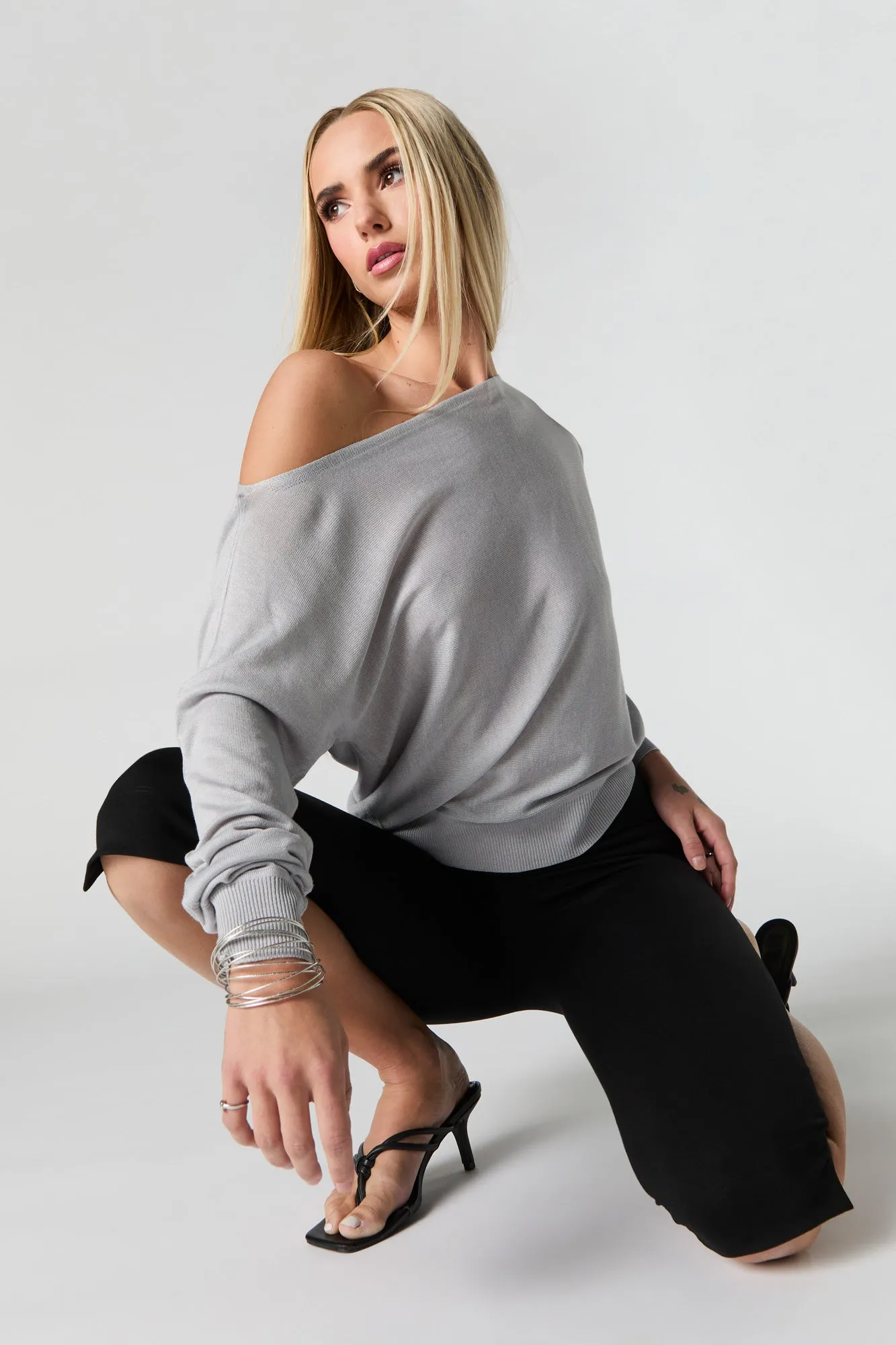 Off Shoulder Sweater sold by Urban Planet