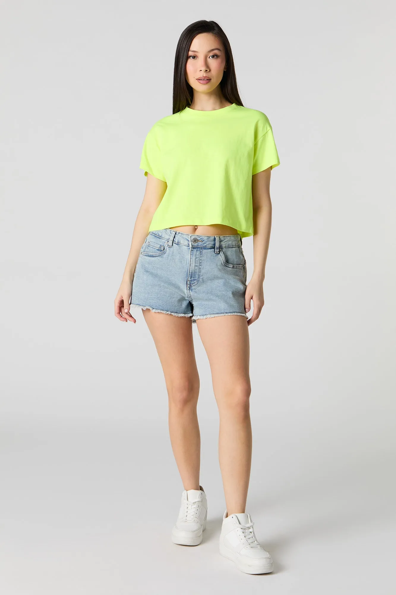 Relaxed Cropped T-Shirt sold by Urban Planet product image thumbnail 3