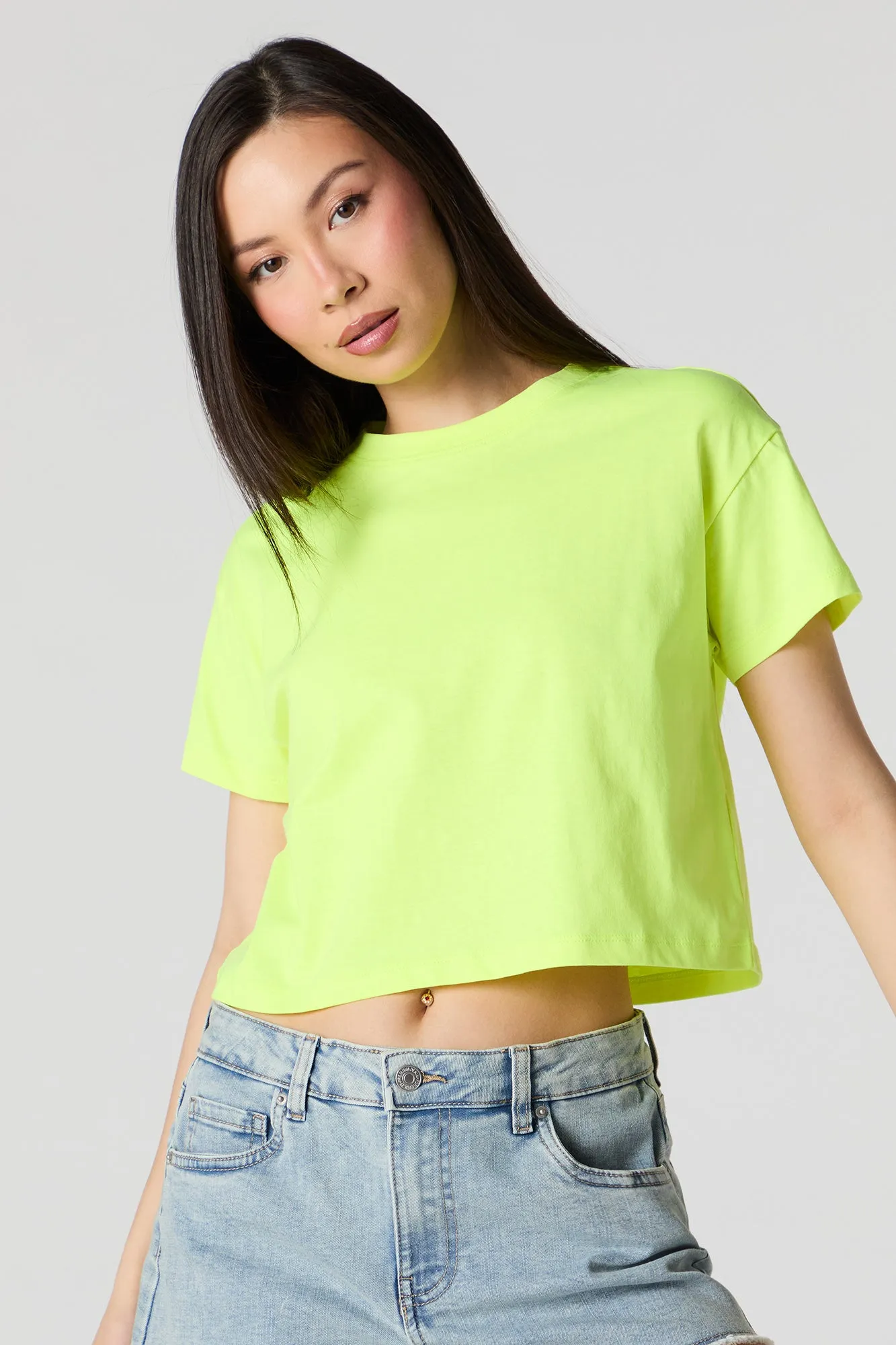 Relaxed Cropped T-Shirt sold by Urban Planet