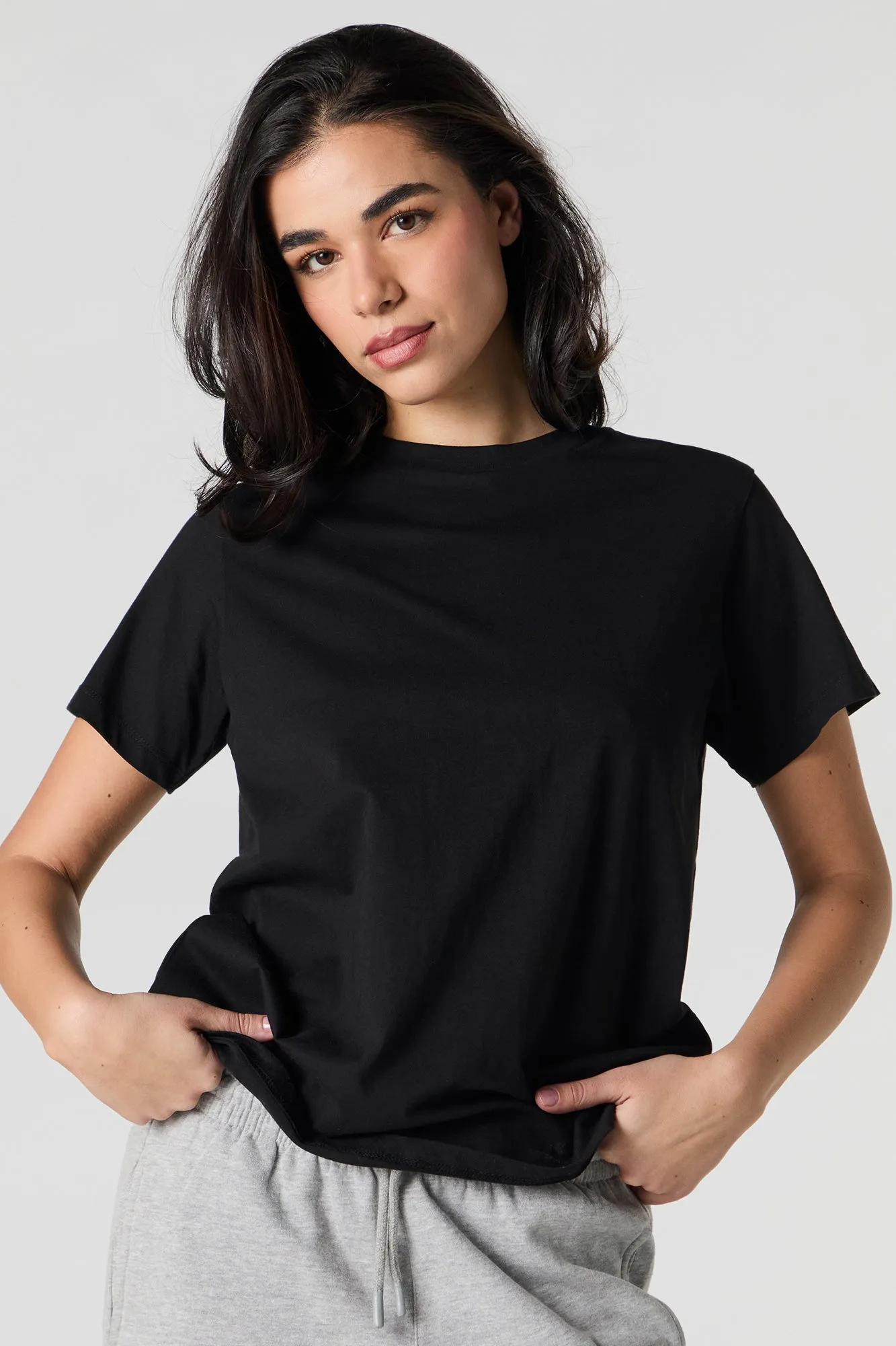 Relaxed Crewneck T-Shirt sold by Urban Planet product image thumbnail 4