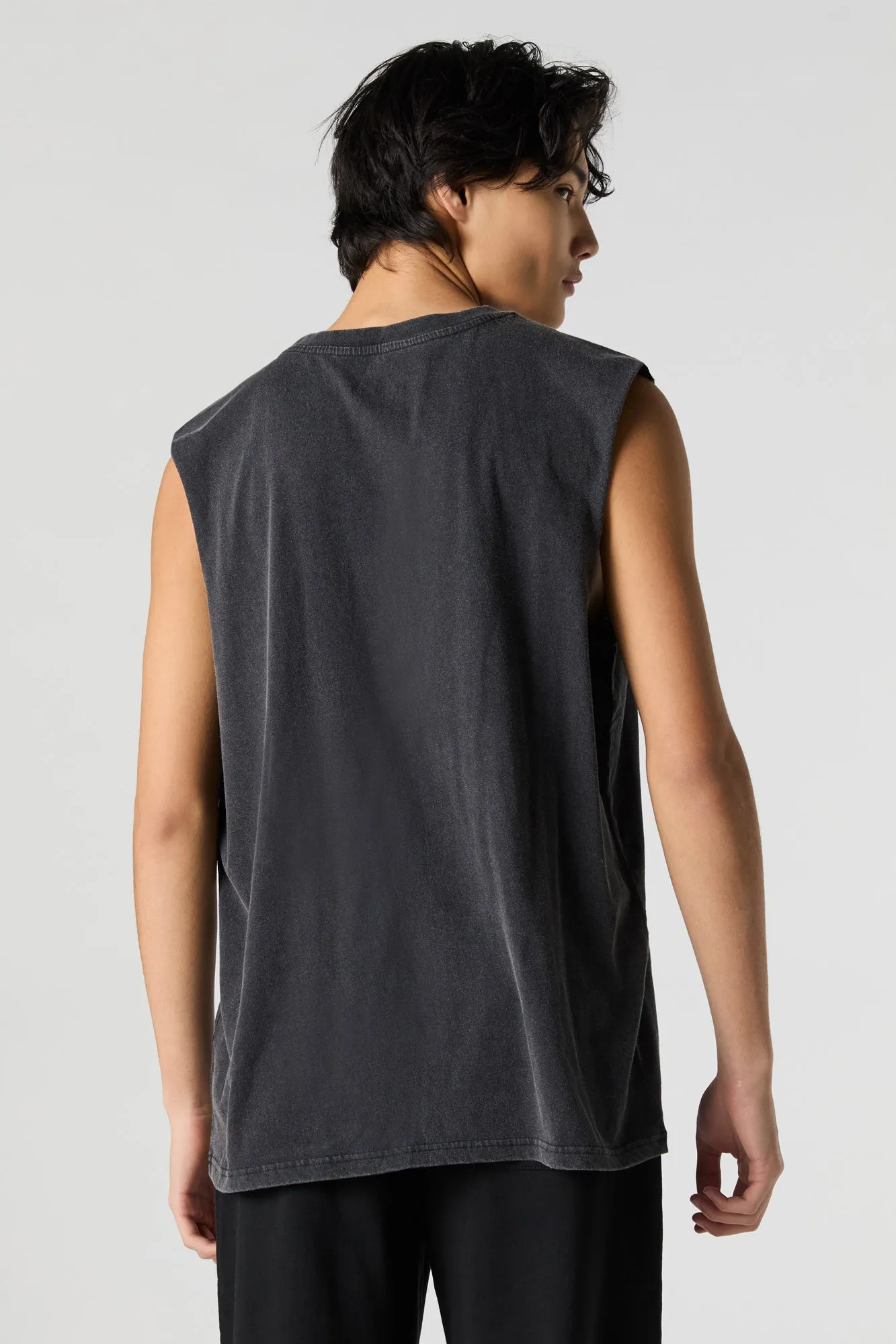 Limitless Graphic Washed Muscle Tank sold by Urban Planet product image thumbnail 2