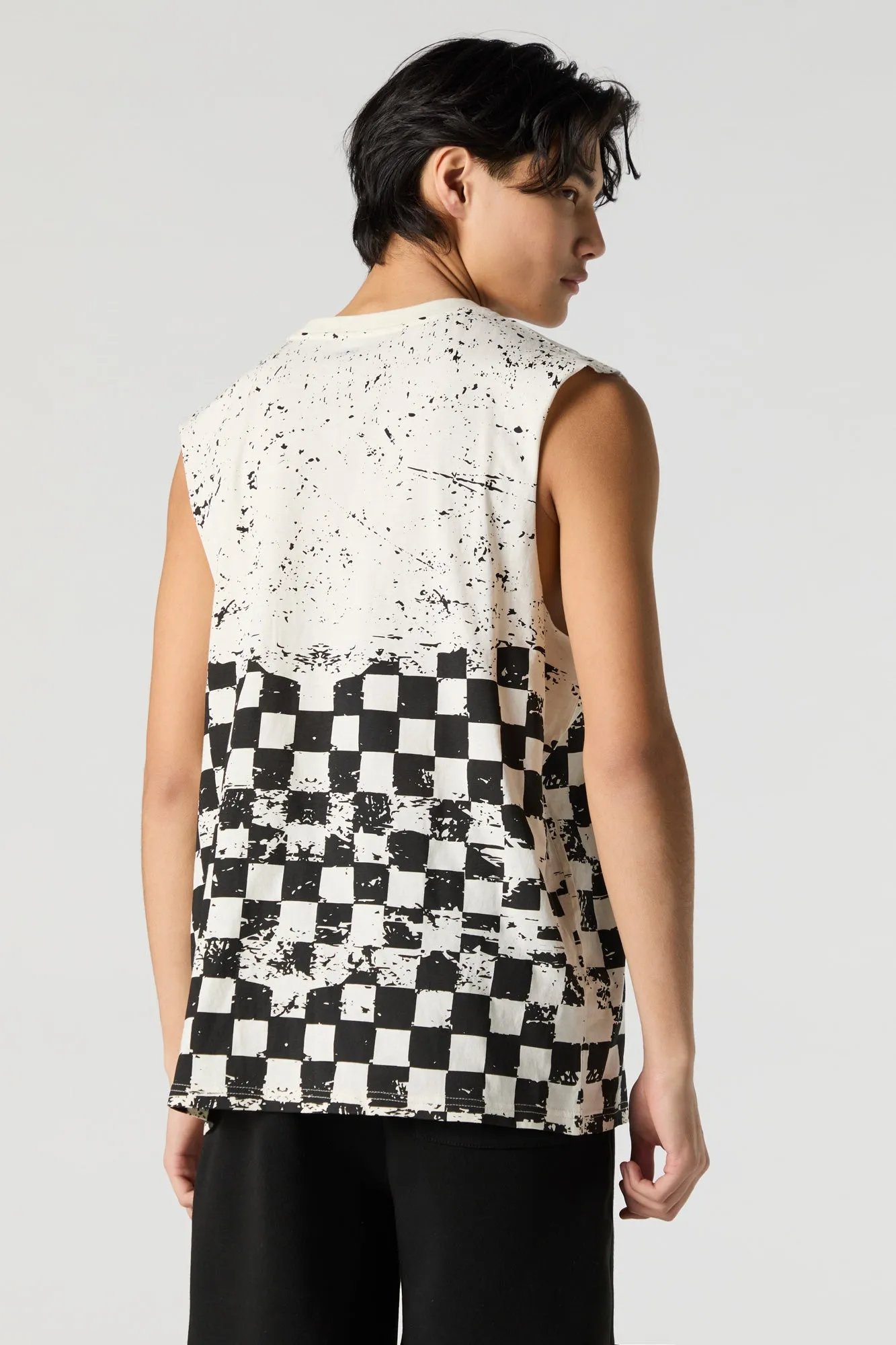 Speed Racing Print Muscle Tank sold by Urban Planet product image thumbnail 2