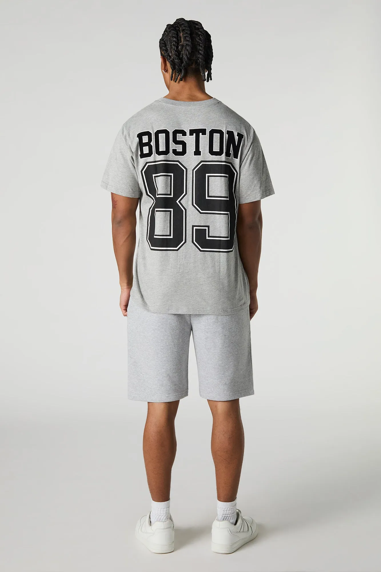 Boston Chenille Embroidered Graphic Fleece Short sold by Urban Planet product image thumbnail 3