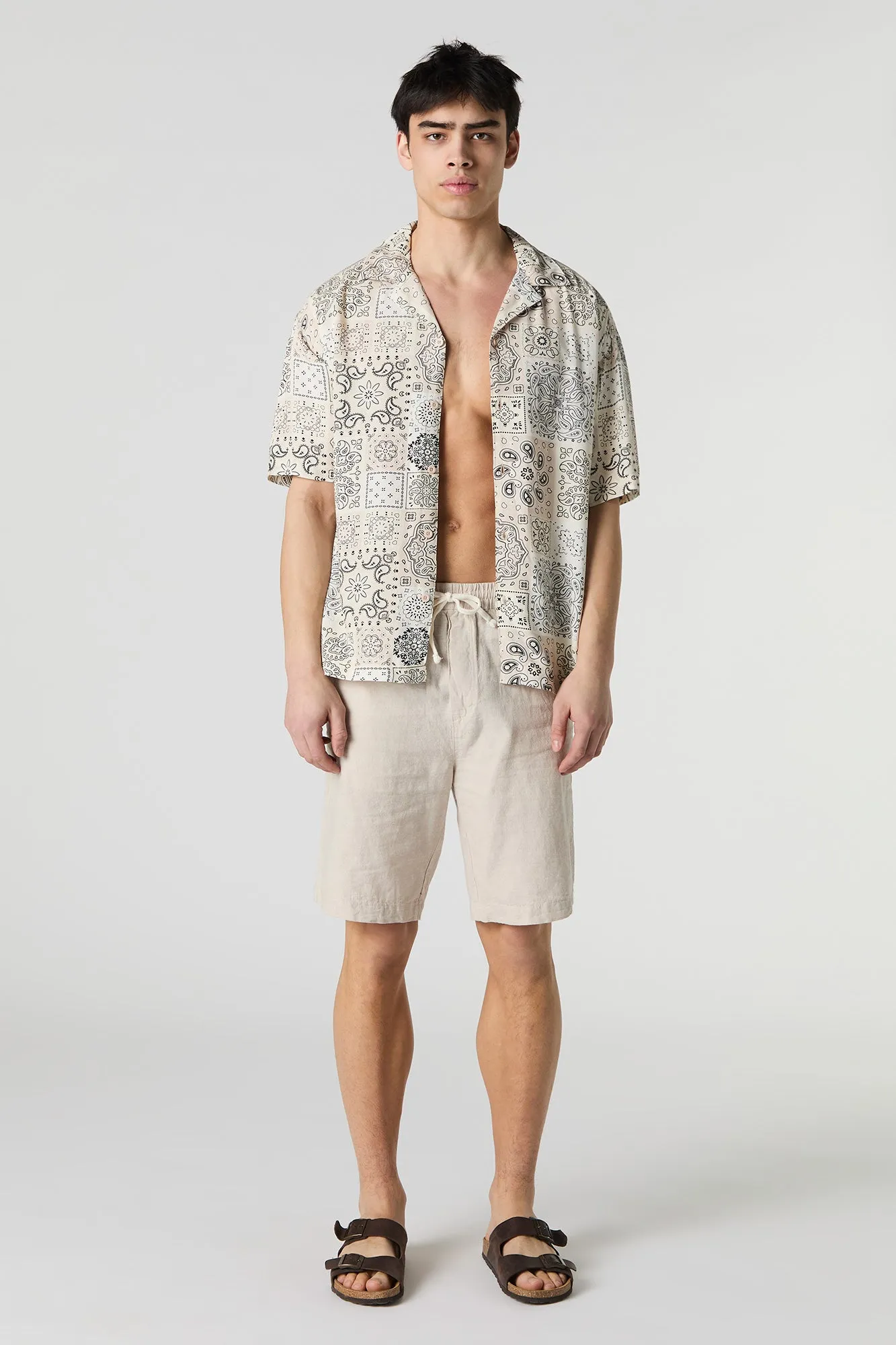 Haut boutonné à imprimé Summer Vibes sold by Urban Planet product image thumbnail 3