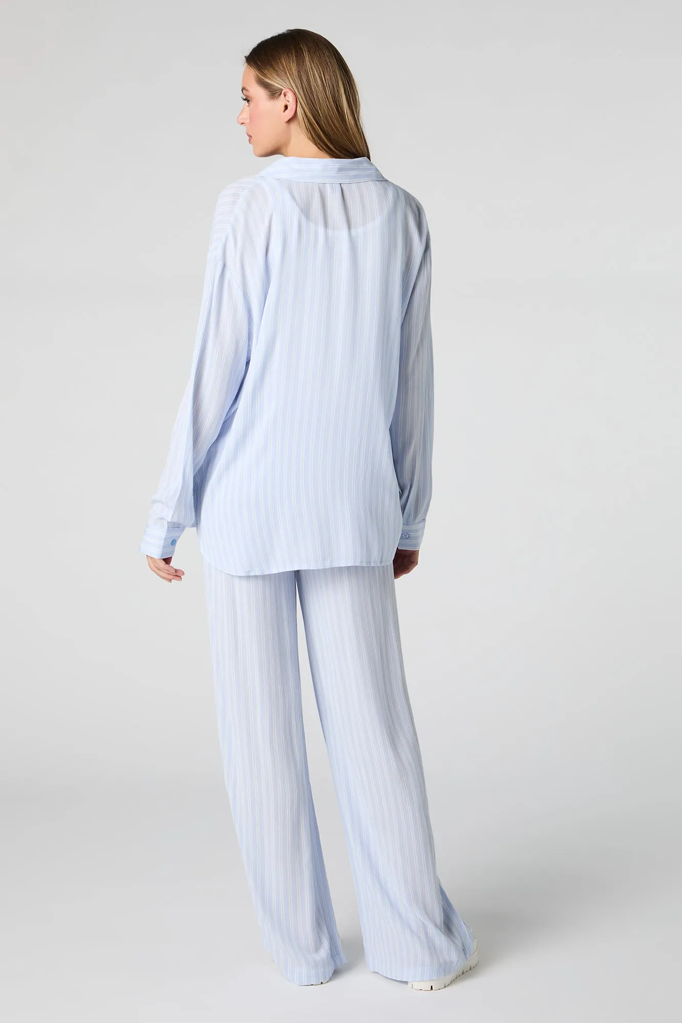 Flowy Drawstring Wide Leg Pant sold by Urban Planet product image thumbnail 3