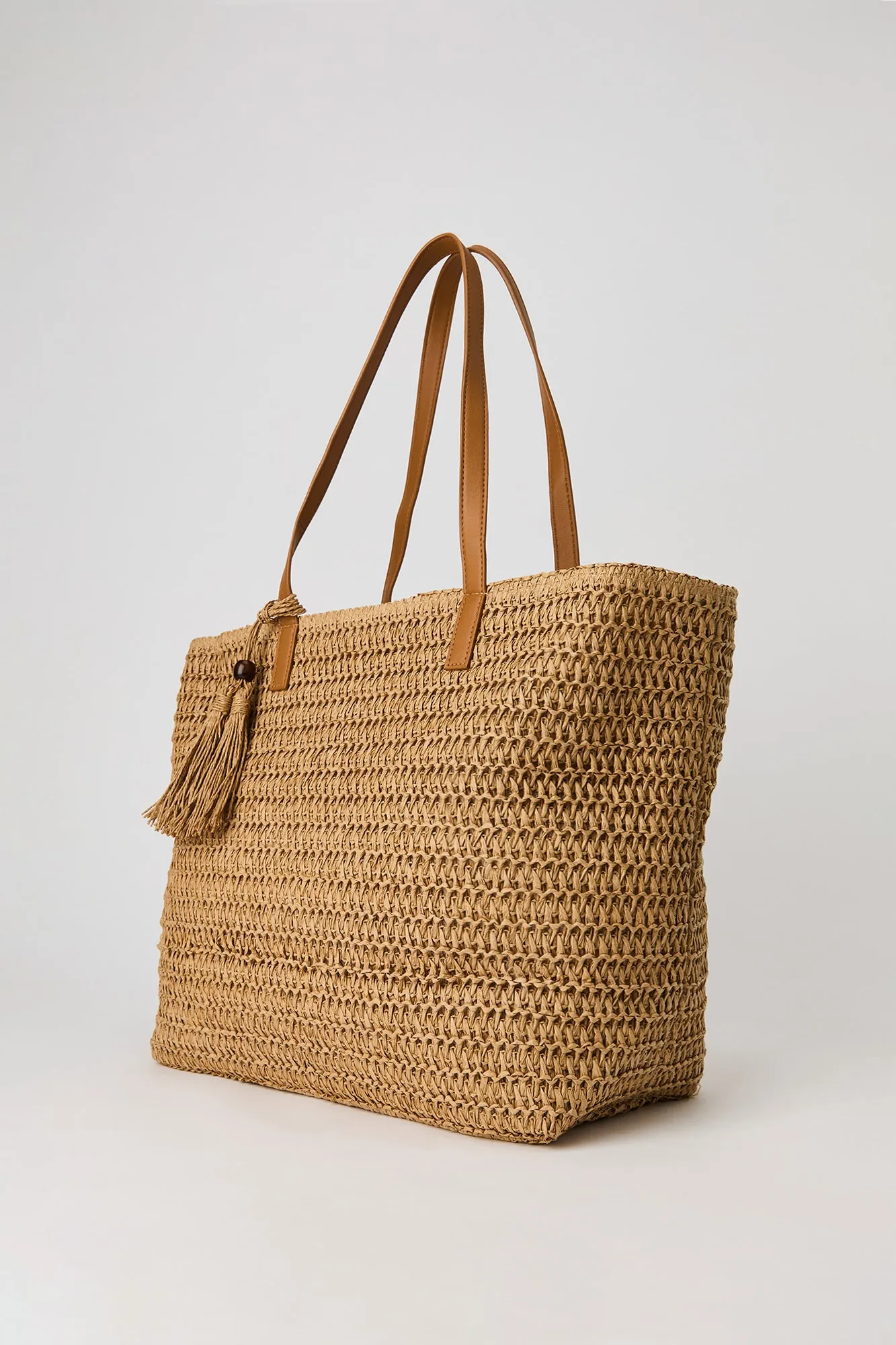 Straw Tote Bag sold by Urban Planet product image thumbnail 2