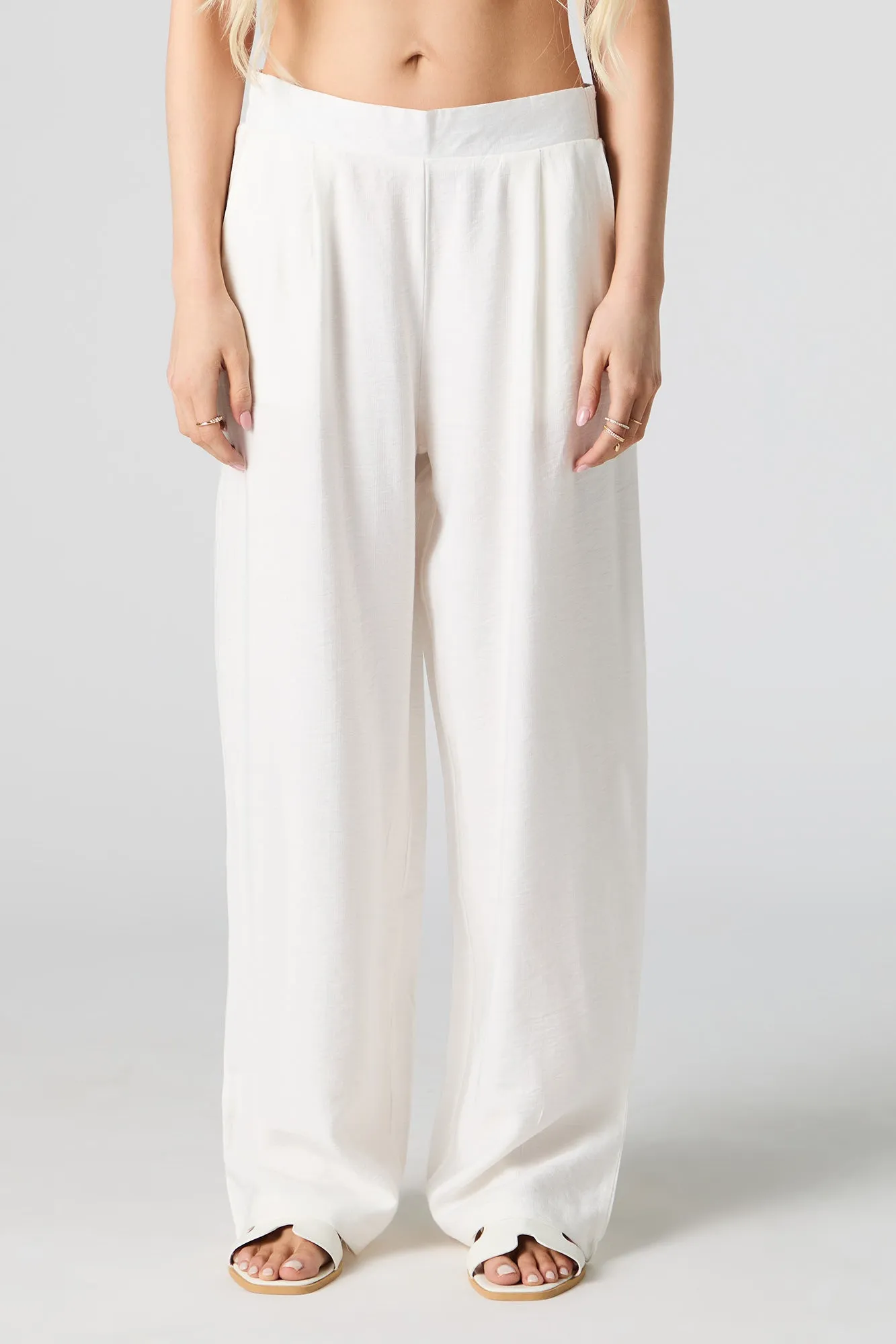 Pleated Wide Leg Pant sold by Urban Planet product image thumbnail 5