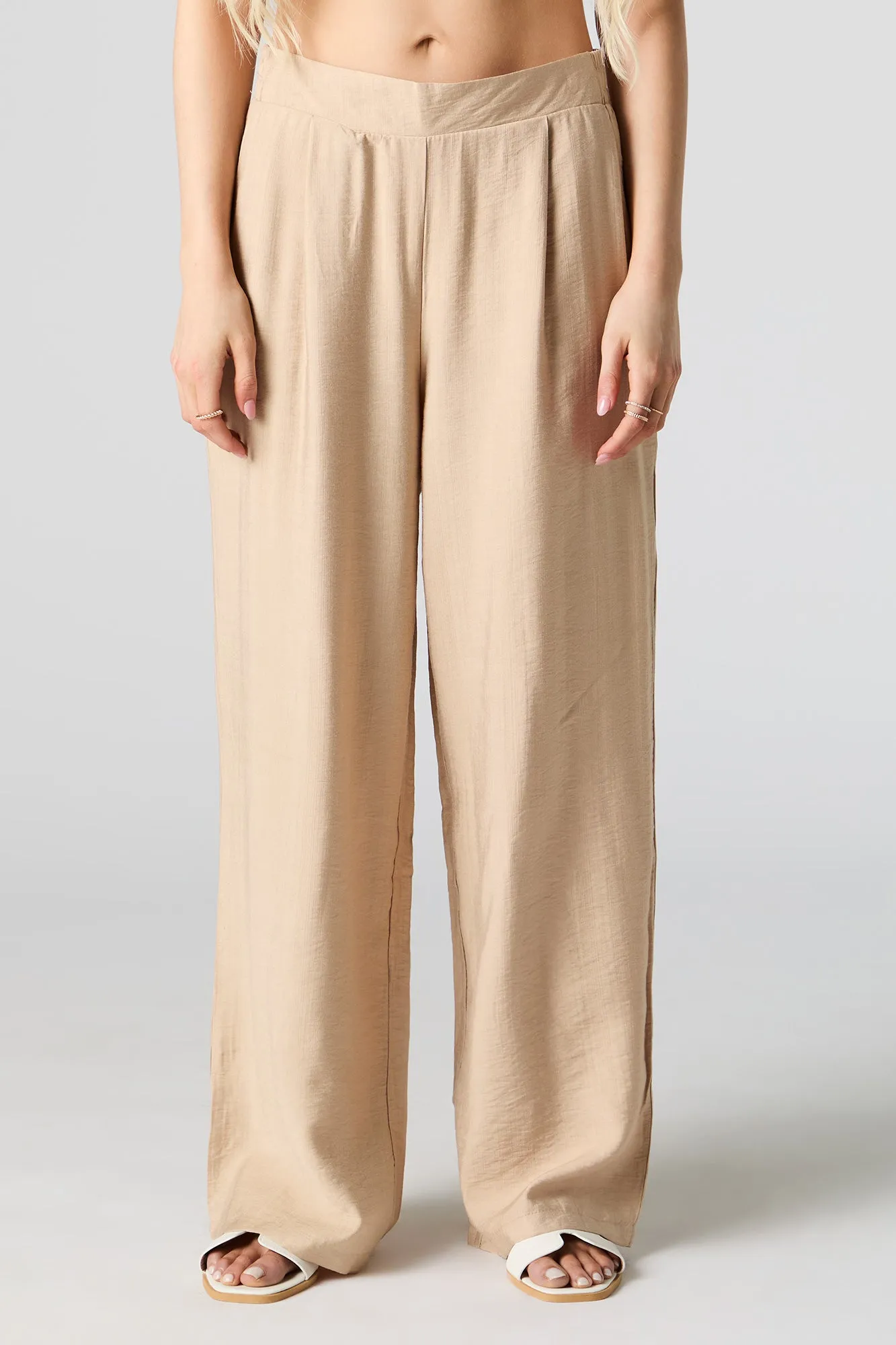 Pantalon plissé à jambe large sold by Urban Planet product image thumbnail 2