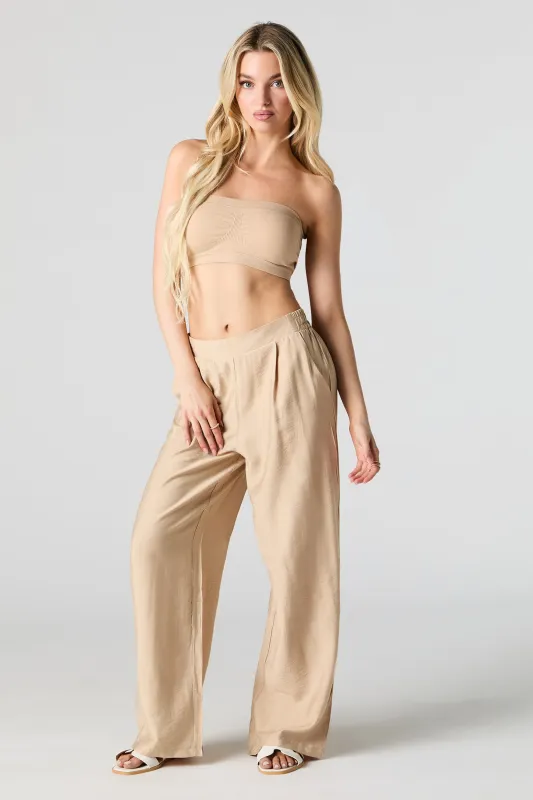 Pantalon plissé à jambe large sold by Urban Planet