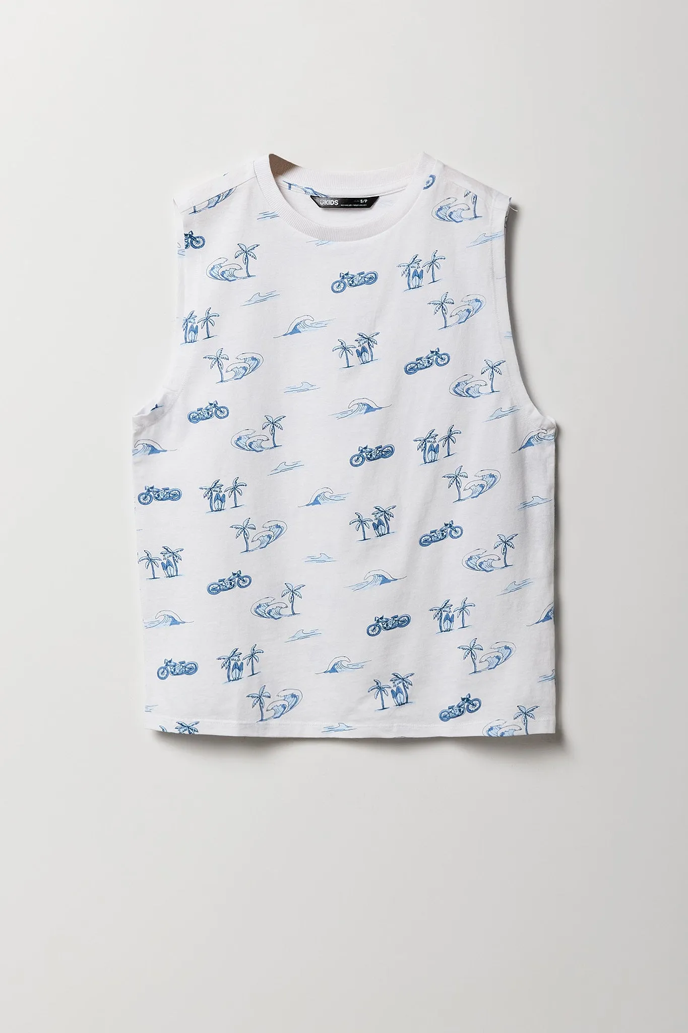 Boys Tropical Vacation Printed Tank sold by Urban Planet product image thumbnail 5