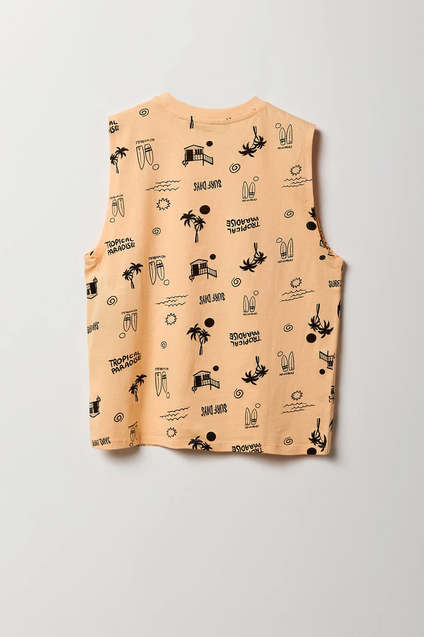 Boys Tropical Vacation Printed Tank sold by Urban Planet product image thumbnail 4