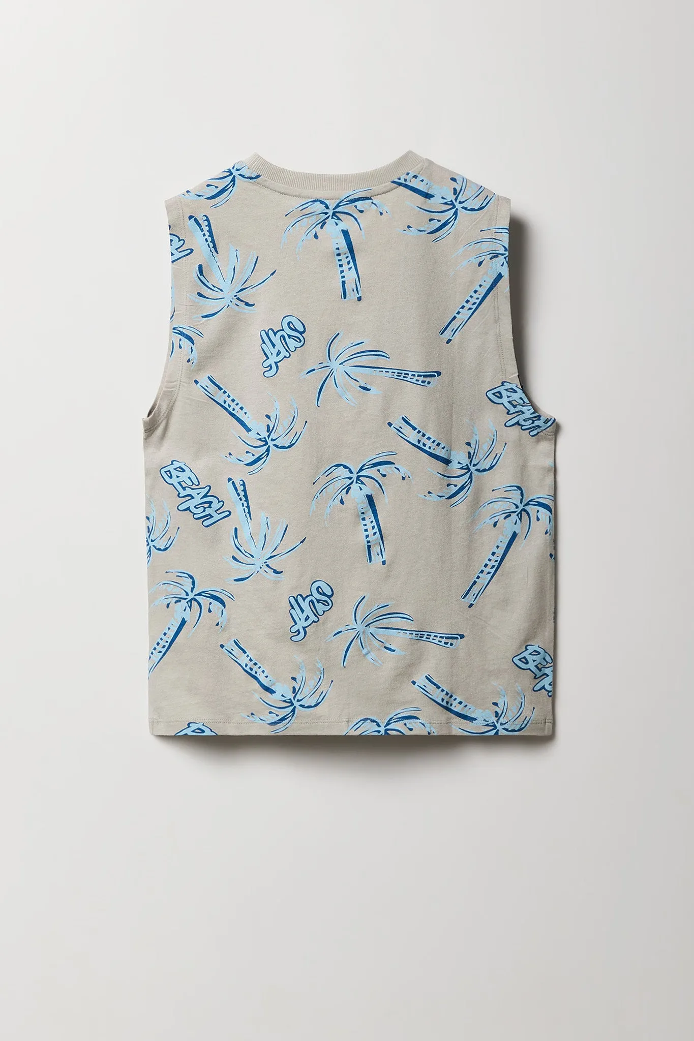 Boys Palm Tree Printed Tank sold by Urban Planet product image thumbnail 2