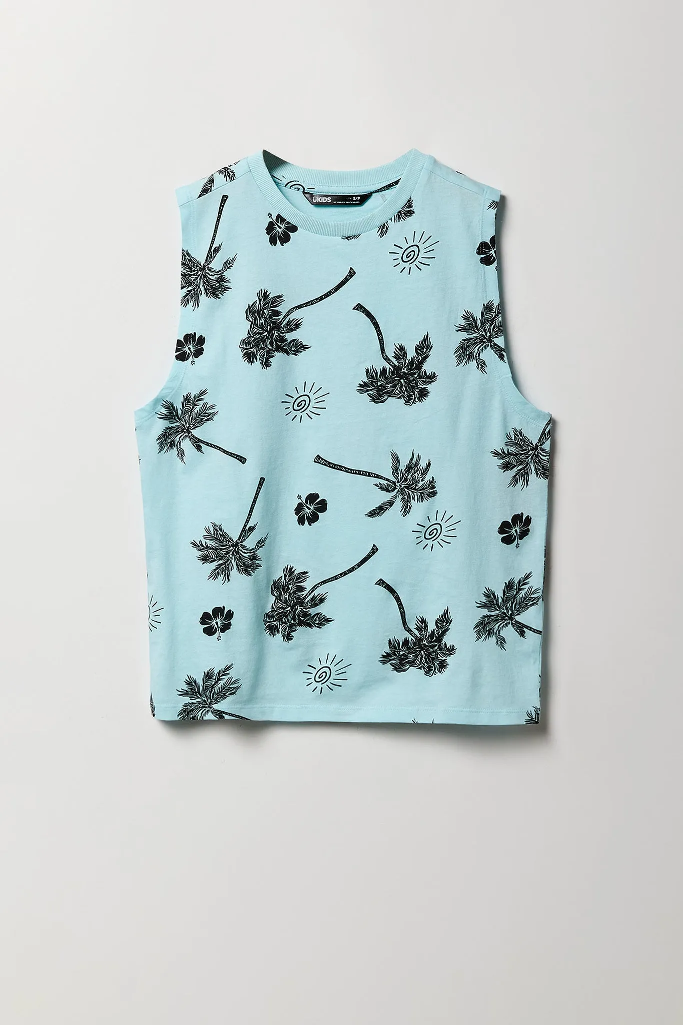 Boys Palm Tree Printed Tank sold by Urban Planet product image thumbnail 5