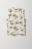 Boys Palm Tree Printed Tank sold by Urban Planet