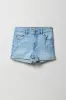 Short court mi-taille en denim d'aspect usé pour fille sold by Urban Planet